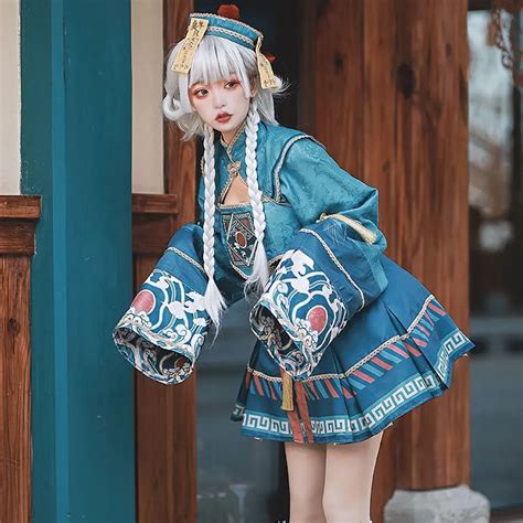 Lolita Japan Style Sweet Loli Dress Cute Anime Zombie Girl Cosplay Cartoon China Vampire Women ...