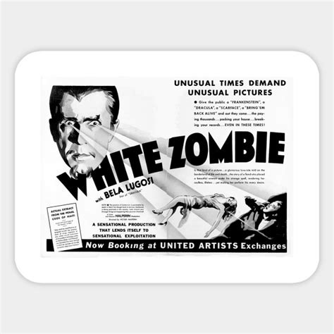 White Zombie (1932) Poster 2 - Movie - Sticker | TeePublic