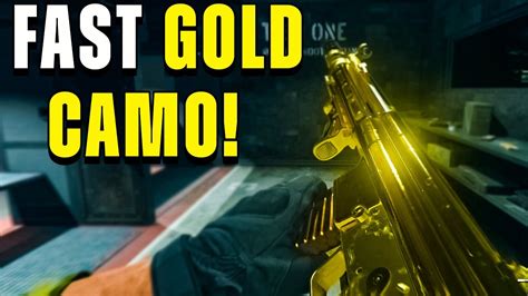 FAST Gold Camo Unlock in MW2 - Easy Strategy! - YouTube