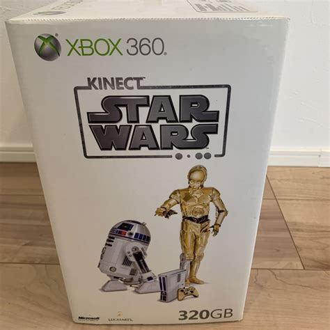 Microsoft Xbox 360 Console 320GB Kinect Star Wars Limited Edition R2D2 ...