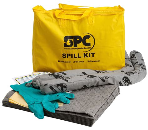 Brady SPC SKA-PP Allwik Universal Economy Portable Spill Kit - 107795, Yellow- Buy Online in ...