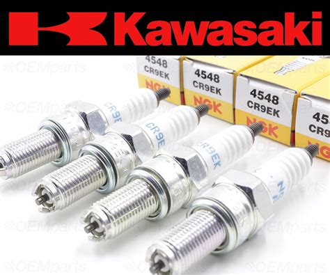 Set of (4) NGK CR9EK Spark Plug Kawasaki (See Fitment Chart) #92070-1264 | eBay