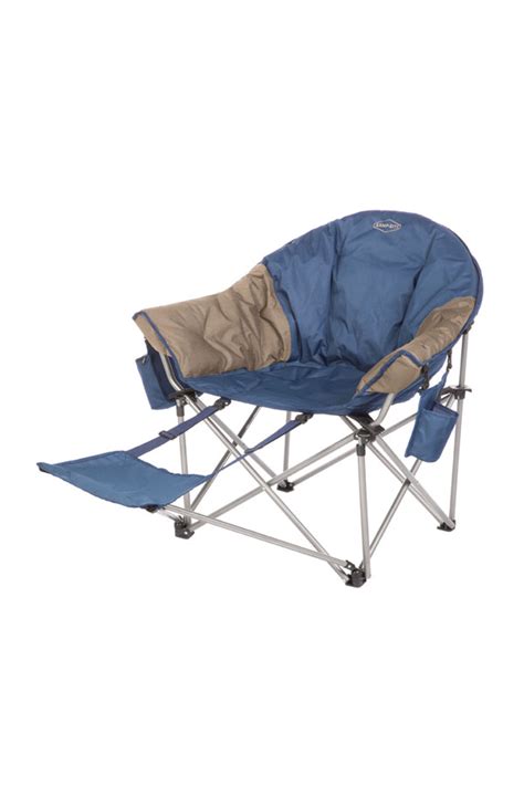 Kozy Klub Chair with Detachable Footrest - Camp Club Chair| - Kamp-Rite