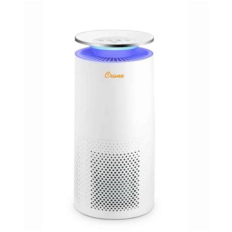 Crane True HEPA Air Purifier with Germicidal UV Light for Medium to ...