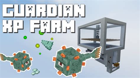 Minecraft: Guardian Farm with Spawner [Works in 1.14] - YouTube