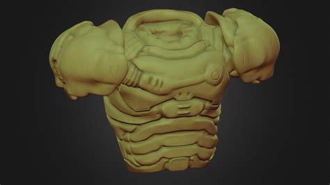 Doom Slayer Body Armor - Buy Royalty Free 3D model by 3DHArt [87e06c7 ...