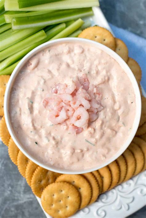 Shrimp Dip - A retro party classic! | From Valerie's Kitchen