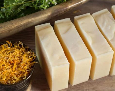 Calendula Tallow Soap Bar Recipe | Homestead Honey