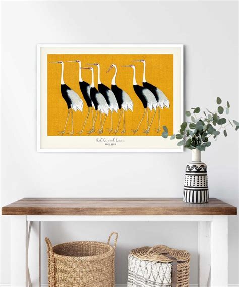 Ogata Korin-Red Crowned Cranes Poster - Duwart - Japanese Art Prints