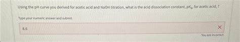 Solved Calculate the concentration of acetic acid solution | Chegg.com