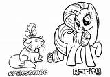 My Little pony rarity coloring Page  Coloring sketch template