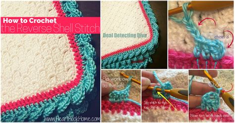 Crochet Reverse Shell Stitch Edging - Pretty Ideas