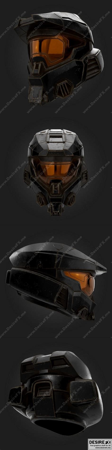 Desire FX 3d models | Halo Helmet 3D Model