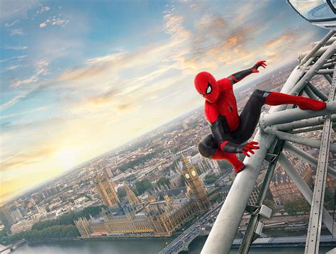 Spider-man: far from home, superhero, climbing, Movies, HD wallpaper | Peakpx