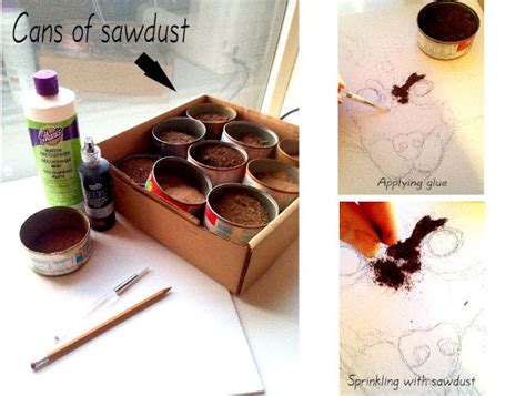 Sew DoggyStyle: Sawdust Art Project