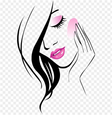 Blushers Delight - Ladies Beauty Parlour Logo PNG Transparent With ...