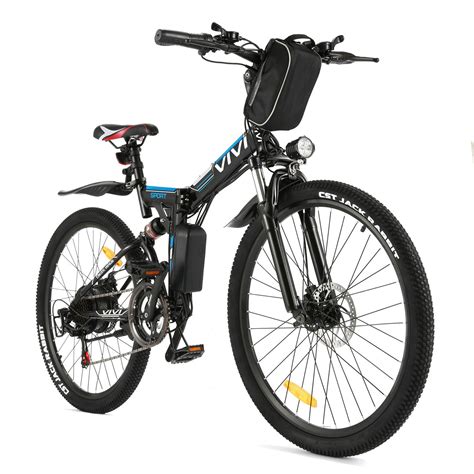 Vivi Folding Electric Mountain Bike 350W 36V Ebike 26'' 21 Speed ...