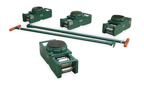 HILMAN ROLLERS, 400,000 lb Load Capacity, 7 1/2 in x 7 1/2 in, Machine Roller Kit - 2MWK4|RS-200 ...