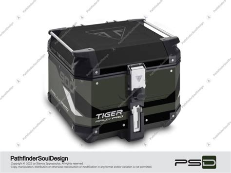 Tiger 900 Rally Pro Expedition panniers stickers kit