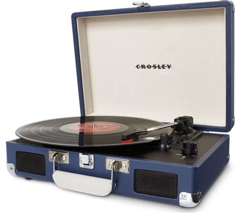 CR8005ABLU - CROSLEY Cruiser Portable Turntable - Blue - Currys Business