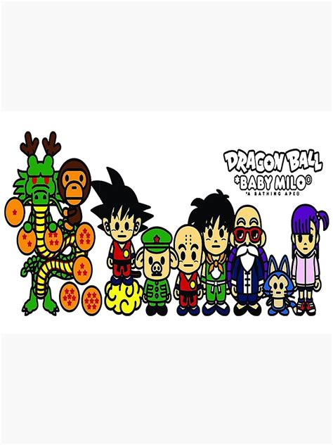 "Bape Baby Milo Dragon Ball Z Rare Collab, Bathing Ape DBZ T-Shirts ...