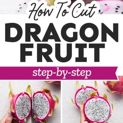 How To Cut Dragon Fruit (Step-By-Step Guide) | Live Eat Learn