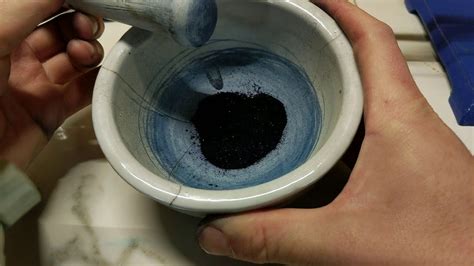 Prussian Blue Pigment Synthesis - YouTube