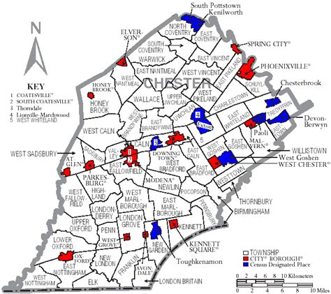 Map_of_Chester_County_Pennsylvania_With_Municipal_and_Township_Labels - Bay Hill Environmental, LLC