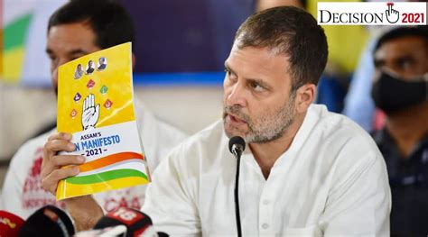Guarantee to defend the idea of Assam: Rahul Gandhi releases Congress manifesto | Elections News ...
