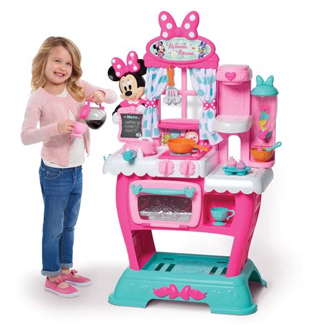 Pretend Play Set Kids Minnie Mouse Girls Kitchen with Accessories Toys Cafe | eBay