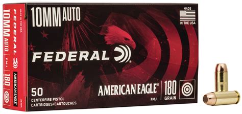 Federal Premium Centerfire Handgun Ammunition 10mm Auto 180 grain Full ...