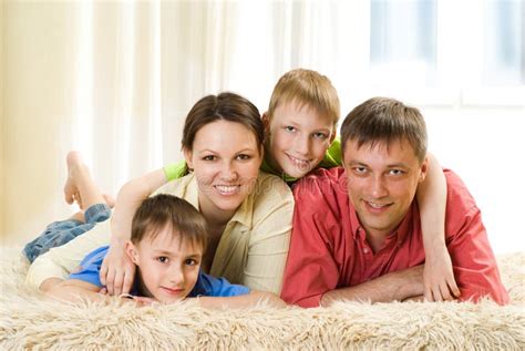 Happy Parents and Their Children Stock Photo - Image of friendship, lifestyle: 14512226