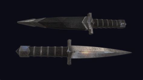 ArtStation - Dark assasin dagger | Game Assets