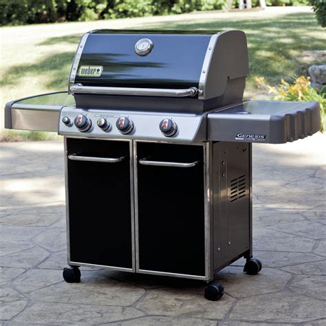 Weber Genesis Premium EP-330 Freestanding Natural Gas Grill With Sear Burner & Side Burner ...