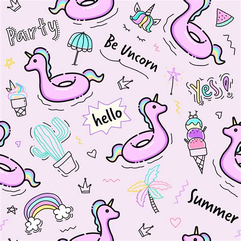 Wallpaper Cute Unicorn Pastel - Gudang Gambar