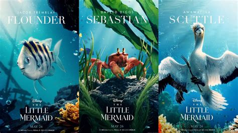 Official Character Posters Revealed for ‘The Little Mermaid ...