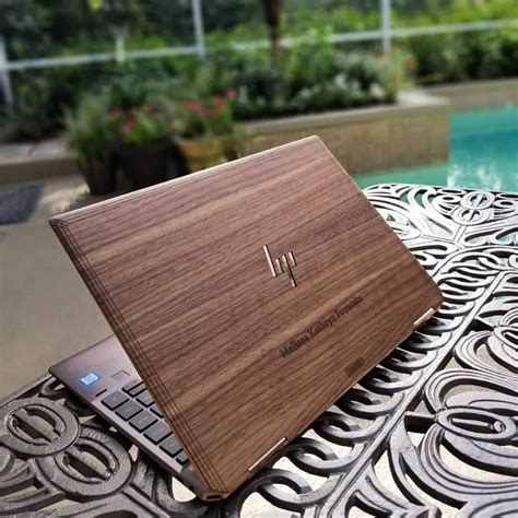 HP Spectre x360 Laptop Cover, Real Wood