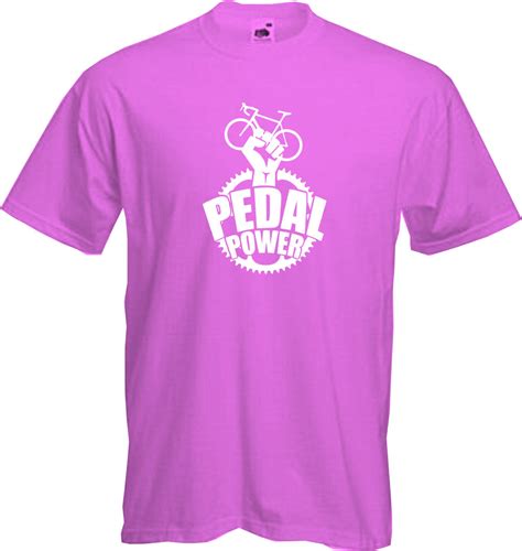 PEDAL POWER - T-Shirt, Radfahren, Fahrräder, Hobby Energy, stark, fit, Radfahrer, NEU | eBay