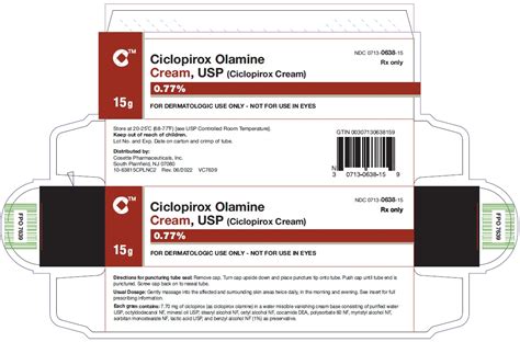 Ciclopirox Olamine (Cosette Pharmaceuticals, Inc.): FDA Package Insert