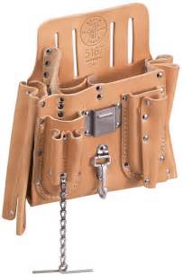 Klein Tools 5167 Leather Tool Pouch, 11-Pocket | Leather tool pouches ...