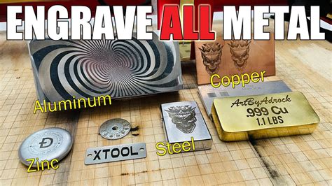 Engrave ALL Metal EASILY!! - XTOOL 1064nm Infrared Laser (IR) DIY - YouTube
