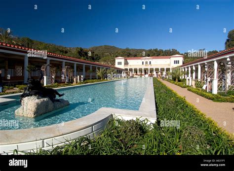 The Getty Villa Museum Malibu California Stock Photo - Alamy