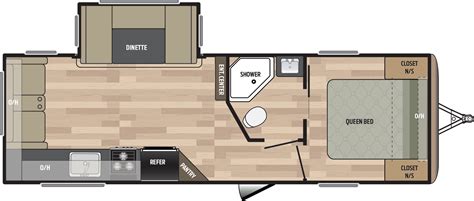 Springdale Travel Trailers - 252RLWE Floorplan | Keystone RV | Travel trailer, Floor plans ...