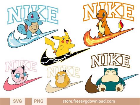 Nike Pokemon SVG Bundle - Pokemon SVG - Store Free SVG Download Dope Cartoons, Dope Cartoon Art ...