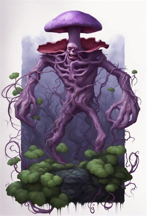 Purple Mushroom Monster by Jacobugoth on DeviantArt