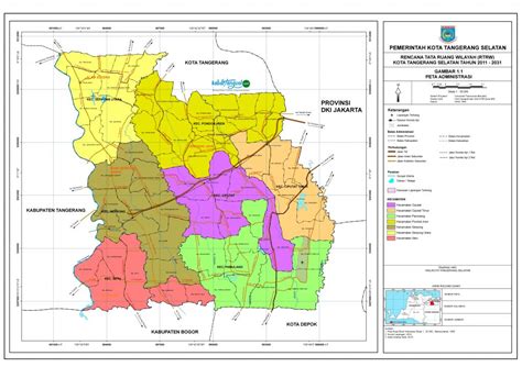 Peta Kota Tangsel | Kabar Tangsel