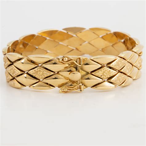 18K gold bracelet, Italy. - Bukowskis