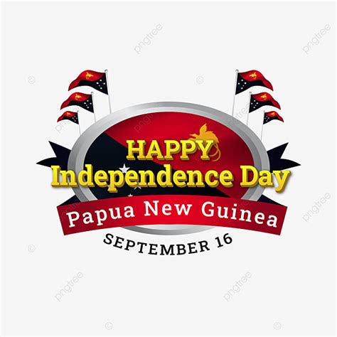 Papua New Guinea Vector Art PNG, Papua New Guinea Independence Day 16th ...