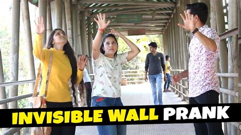 INVISIBLE WALL PRANK | न दिखने वाली अदृश्य दिवार | Pranks in India 2019 | Kickjob TV - YouTube