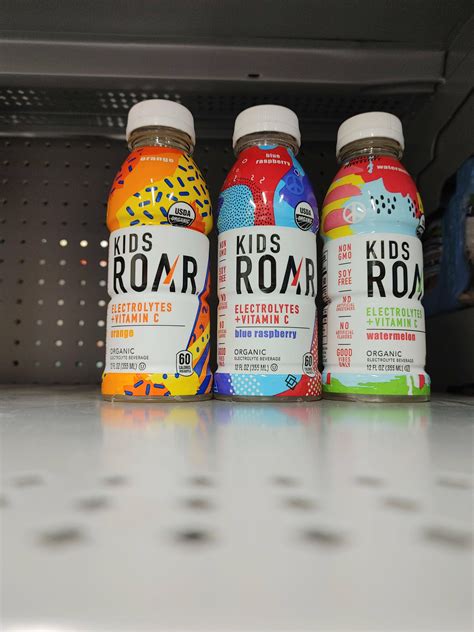 New(?!) Kid's Roar isotonics drinks multiple flavors(12oz PET bottles) : ToFizzOrNotToFizz